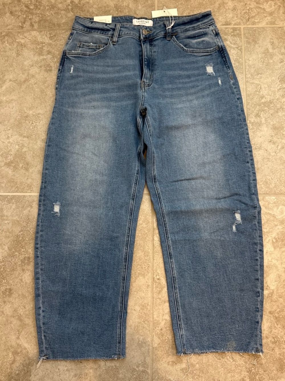 Lovervet Women's Mid Blue Boyfriend Jeans